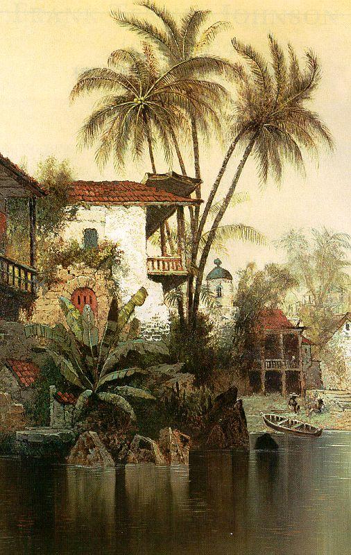 Edwin Deakin Old Panama France oil painting art